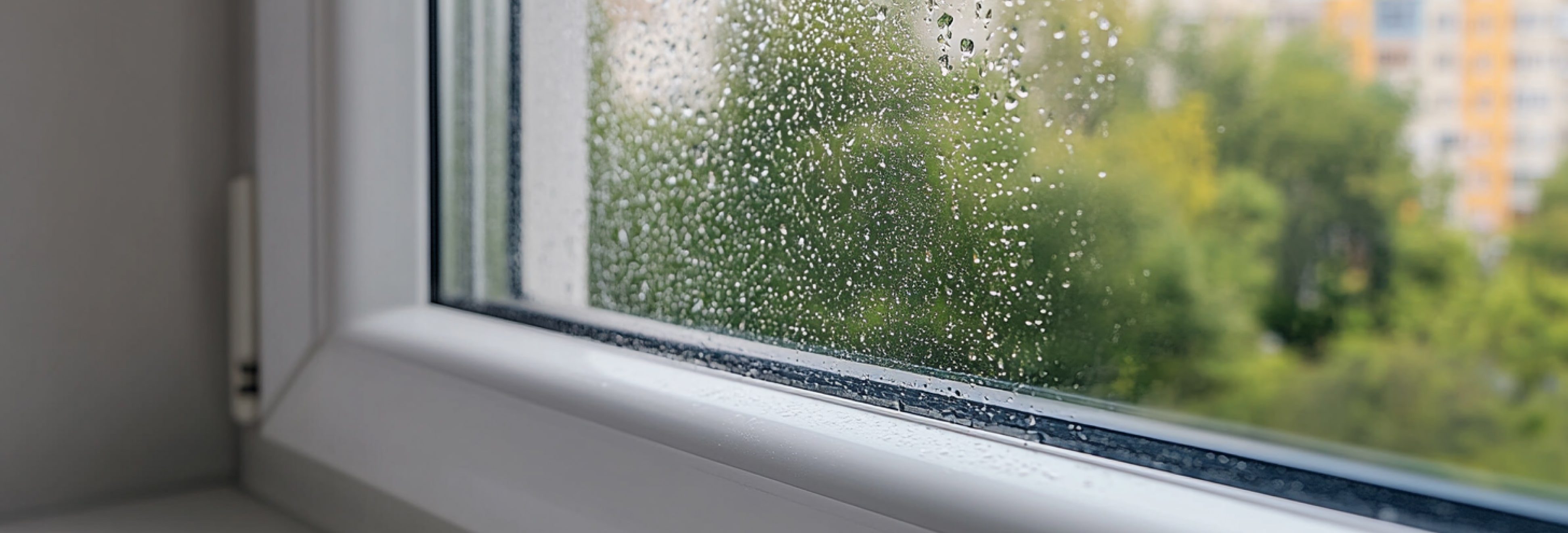 Конденсат со стороны комнаты Конденсат со стороны комнаты